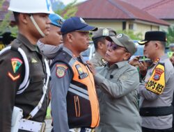 Bupati Tapteng Pimpin Apel Gelar Pasukan Operasi Ketupat Toba 2026