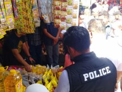 Jelang Idul Fitri, Satreskrim Polres Tanah Karo Pantau Stabilitas Harga Sembako di Pasar Kabanjahe