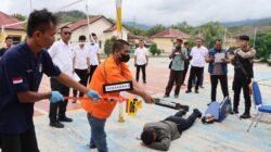 Polres Tapanuli Tengah Gelar Rekonstruksi Pembunuhan di Desa Hudopa Nauli