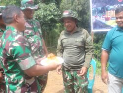 Buka Akses 2 Dusun, Kodim 0206/Dairi Laksanakan Ground Breaking Jembatan Garuda