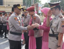 Kapolres Tanjung Balai Pimpin Sertijab Lima Pejabat Utama