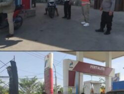 Pastikan Stok BBM Aman, Polres Tanjung Balai Jaga Ketat Seluruh SPBU