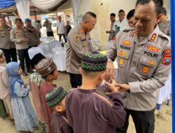 Kapolres Tanjungbalai Pimpin Peletakan Batu Pertama Renovasi Jembatan Merah Putih