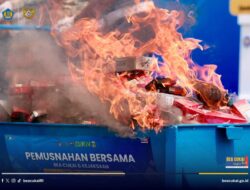 Bea Cukai Banten dan Kejaksaan Musnahkan 26 Juta Batang Rokok Ilegal