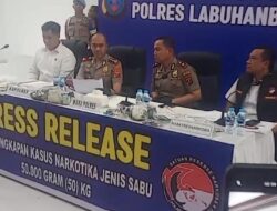 Polres Labuhanbatu Gelar Konferensi Pers, Tersangka Narkoba 50 Kilogram Belum Terekspos