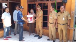 Lurah Larangan Selatan Monitoring Pengerjaan Fisik Bedah Rumah