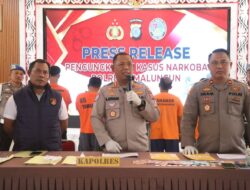 Press Reales Kwartal – I, Polres Simalungun Ungkap 74 Kasus 91 Tersangka