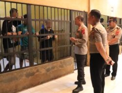Cek Kondisi Ruang RTP, AKBP Wahyu Endrajaya Motivasi Tahanan