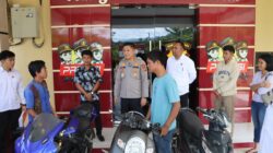 Polres Tapteng Kembalikan 3 Unit Sepeda Motor Hasil Ungkap Kasus Curanmor ke Pemilik