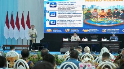 Silaturahmi dengan Forkopimda se-Sulawesi, Menko Polkam: Kuatkan Kekompakan dan Kerja Sama