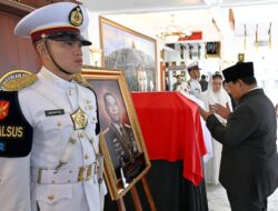 Presiden Prabowo Hadiri Upacara Pelepasan Jenazah Jendral TNI (Purn) Ryamizard Ryacudu