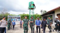 Pangdam I/BB Tinjau Sumur Bor dan Rehab Gereja Program Karya Bakti di Toba