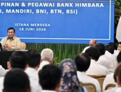 Presiden Prabowo : Himbara Motor Ekonomi Nasional dengan Kapitalisasi Rp1.100 Triliun