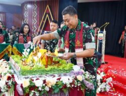Pangdam I/Bukit Barisan Pimpin Syukuran HUT ke-76 Kodam I/BB