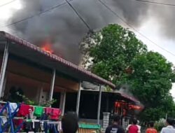 Satu Unit Rumah di Kota Rantauprapat Terbakar