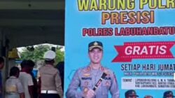Polres Labuhanbatu Bagikan 350 Porsi Makanan Gratis untuk Masyarakat