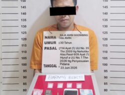 Diduga Edarkan Sabu, Pria Asal Labura Ditangkap Satresnarkoba Polres Labuhanbatu