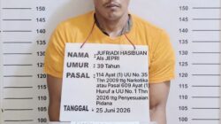 Satresnarkoba Polres Labuhanbatu Tangkap Pengedar Sabu, Sita 2,64 Gram