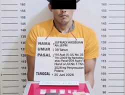 Satresnarkoba Polres Labuhanbatu Tangkap Pengedar Sabu, Sita 2,64 Gram