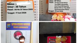 Polisi Bongkar Peredaran Narkoba di Rutan Kelas III Labuhan Bilik, 5 Warga Binaan di Amankan