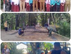 Kodim 0208/Asahan Tuntaskan Rehabilitasi Jembatan Beton Penghubung Antar Dusun di Desa Perkebunan Petatal
