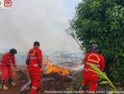 Kemenhut Respon Cepat Kebakaran Hutan dan Lahan di Dua Desa Nagan Raya