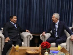 Bertemu di Kertanegara, Prabowo dan Tony Blair Bahas Isu Strategis Globa