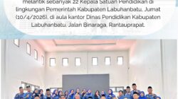 4 orang Dari 22 Kepala Sekolah Yang di Lantik 10 April 2026 Diduga Tidak Kerjakan SKP Tahun 2024.