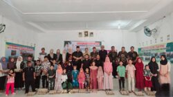 Pemdes Bagan Bilah Salurkan Santunan dari Hasil Usaha BUMDes “Big Clean”