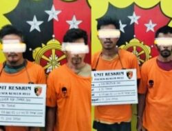Polisi Gerebek Rumah di Labura, Empat Terduga Kasus Sabu Diamankan