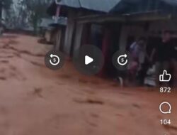 Tanggul Sungai Sigala-gala Hutanabolon Jebol, Sejumlah Wilayah Tapanuli Tengah Terdampak Banjir