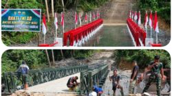 Jembatan Modular 24 Meter di Nias Utara Rampung, Akses Warga ke Sungai Sawo Terbuka