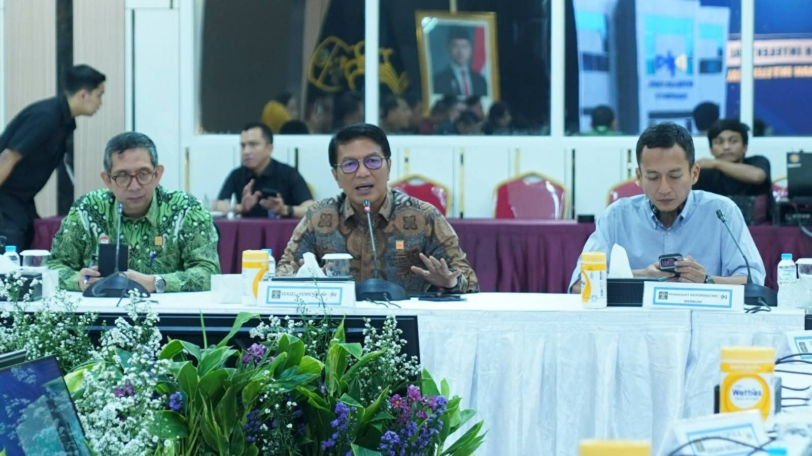 Sekjen Kemenkum Nico Afinta sampaikan transformasi digital di DJKI