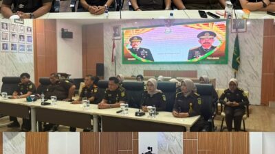 Kajari Kota Malang Dr. Adung Sutranggono ikuti rapat evaluasi kinerja semester I Kejaksaan RI 2026