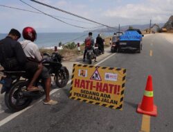 Jalur Trans Flores Ende-Bajawa KM 4+350 Dibuka! Longsor Akibat Gempa M7,7 Akhirnya Tuntas