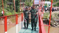 Pangdam I/BB Resmikan Jembatan Perintis Tumpatan Nibung Deli Serdang