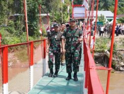 Pangdam I/BB Resmikan Jembatan Perintis Tumpatan Nibung Deli Serdang