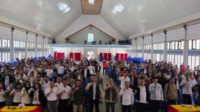 Kedeputian Bidang Rehabilitasi dan Rekonstruksi BNPB melaksanakan Teknis Pendataan Rumah Rusak di Aula St. Yosef Katerdal, Ruteg, Manggarai, Rabu (26/8/2026