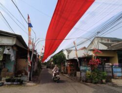 Viral!!! Bendera Merah Putih Raksasa 400 Meter Kibarkan Semarak HUT ke-81 RI di Kota Tangerang