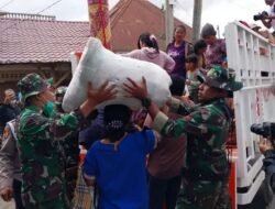 Antisipasi Erupsi Sinabung, Kodam I/BB Bantu Evakuasi 650 Warga Kuta Tenggah ke Sukatepu