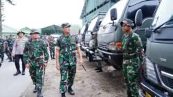 Pangdam I/BB Tinjau Kesiapsiagaan Penanganan Erupsi Gunung Sinabung, 1.279 Personel Disiagakan