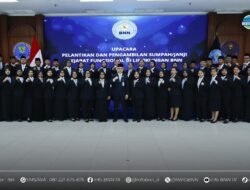 Lantik 264 Pejabat, BNN Teguhkan Komitmen Integritas dan Kinerja Berdampak
