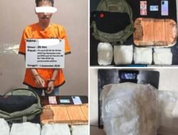 Sabu 3,87 Kilogram Gagal Edar di Lampung Dipaparkan di Polres Labuhanbatu
