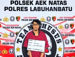 Polisi Amankan Pria Diduga Terlibat Pencurian TBS di Aek Kuo