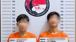 Dua Pria Diduga Edarkan Sabu di Kampung Tempel di Amankan Polisi
