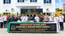 Pemusnahan 2.589 Gram Sabu dan Ratusan Gram Ganja-Ekstasi Dari 389 Perkara di Labuhanbatu