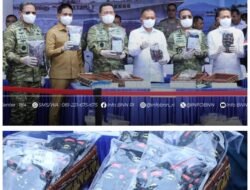 Perang Lawan Modus Baru : Kemenko Polkam, TNI AL, dan BNN Musnahkan 4.364 Vape Narkotika Senilai Rp34,9 Miliar