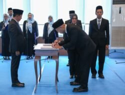 Kepala BNPB Lantik 9 Pejabat Baru: 1 Eselon I, 3 Eselon II, 3 Eselon III, dan 2 Eselon IV