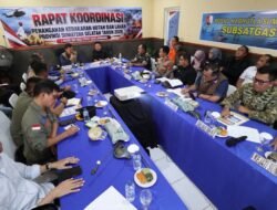 Kepala BNPB Letjen Kristomei Sianturi Pimpin Rakor Darurat Karhutla Sumsel, Soroti 44 Area Konversi Terbakar