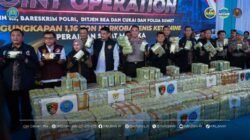 Tim Gabungan BNN, Polri, Serta Bea Cukai Amankan Kapal Tenker Bermuatan 1,16 Ton Ketamine